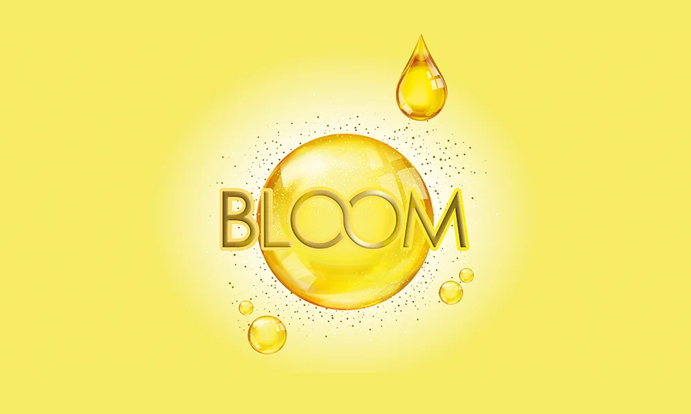 Bloom: vivid colour, unexpected result. A new vision of beauty.